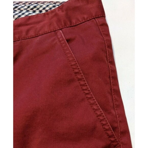 Le 31 Simons Men's Pants Stockholm Fit Burgundy 5 Pockets Size 32-34 L - Picture 5 of 9